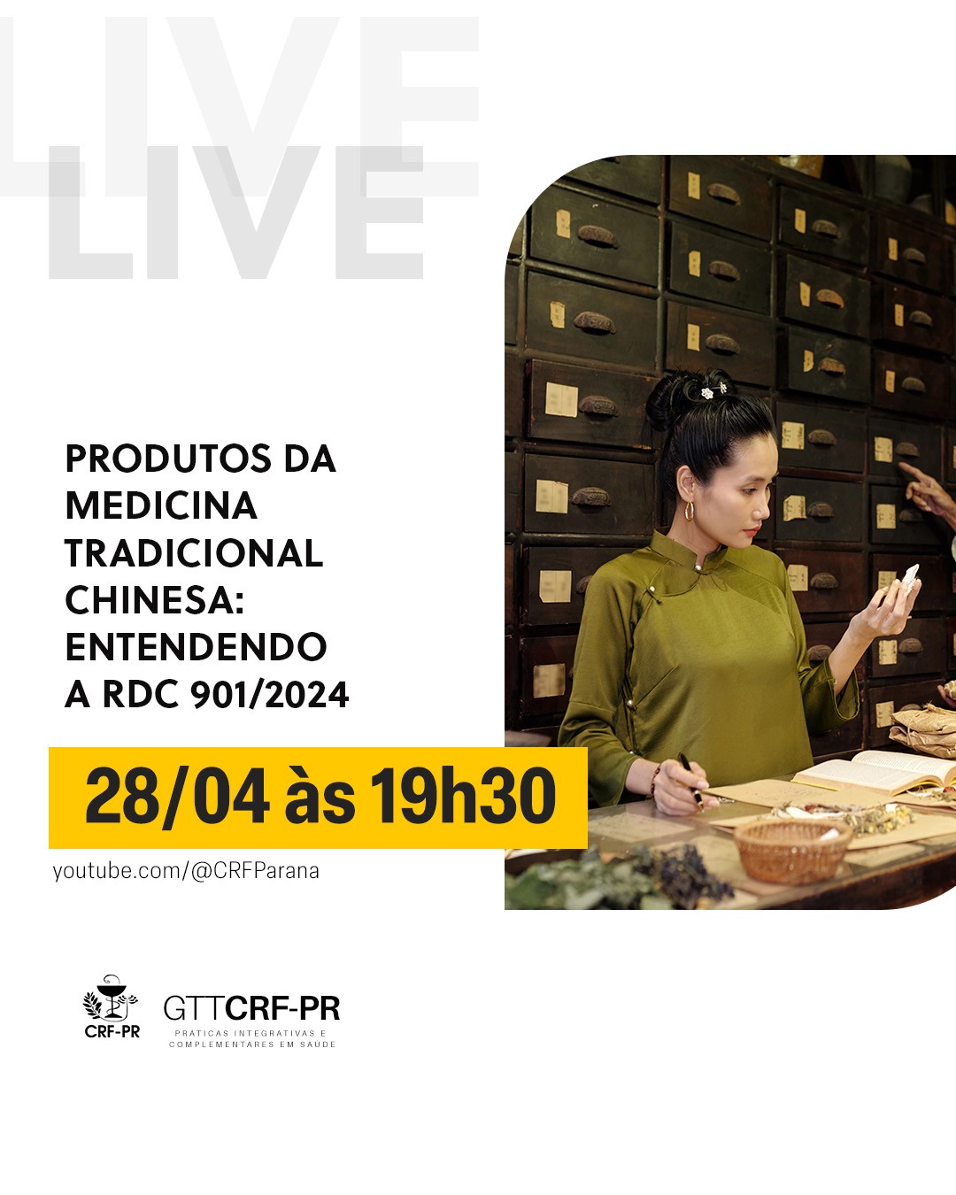 Live: Produtos da MedicinaTradicional Chinesa - Entendendo a RDC 901/2024